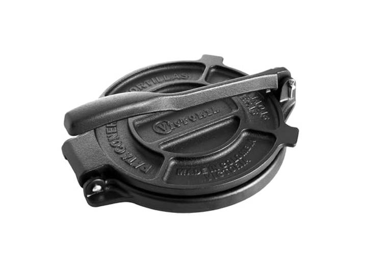 Victoria Presse à Tortilla pour Tortillas Mexicaines en Fonte Pré-assaisonnée 16\,5cm Pataconera Colombienne Professionnelle pour Tacos\, Arepas\, Quesadillas\, Empanadas\, Patacones\, Roti Maker