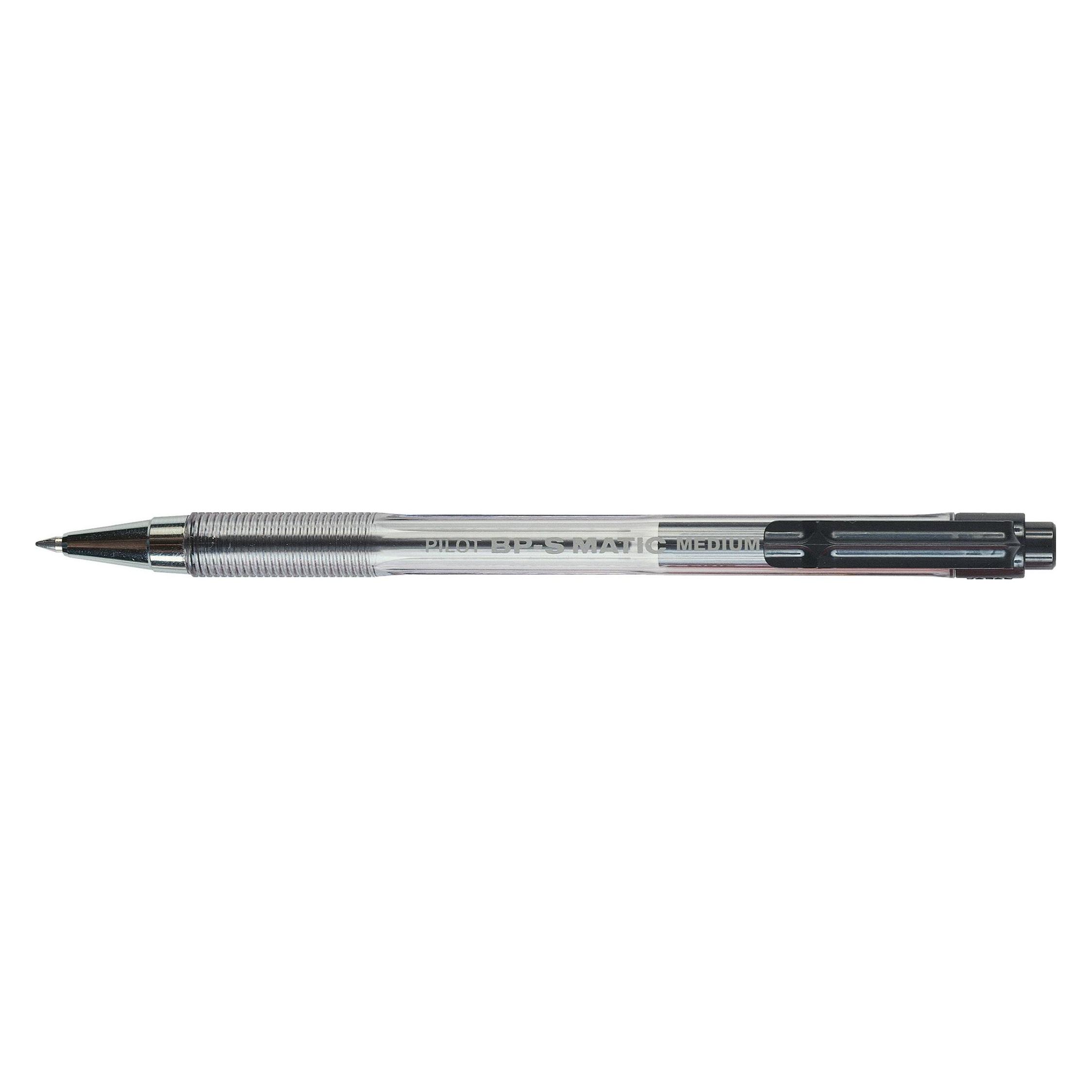 Pilot Kuglepen BP-S Matic, medium, sort (12x) (156427)