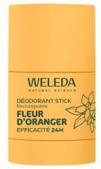 Weleda Déodorant Stick Rechargeable Fleur d'Oranger 24H 50 g - Stick 50 g