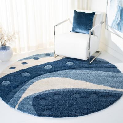SAFAVIEH Florida Shag Riet Abstract 1.2-inch Thick Rug