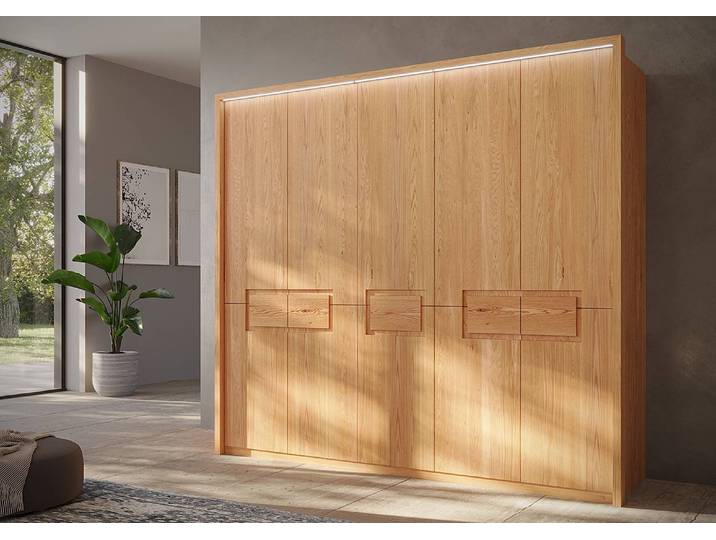 Armoire à portes battantes 252cm Marron