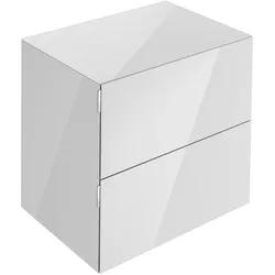 KEUCO EDITION 11 ART Sideboard, 2 Frontauszüge, 800x700x490mm, mit LED-Beleuchtung, 32542880801, Korpus/Front: Manhattan Glas / Manhattan Glas