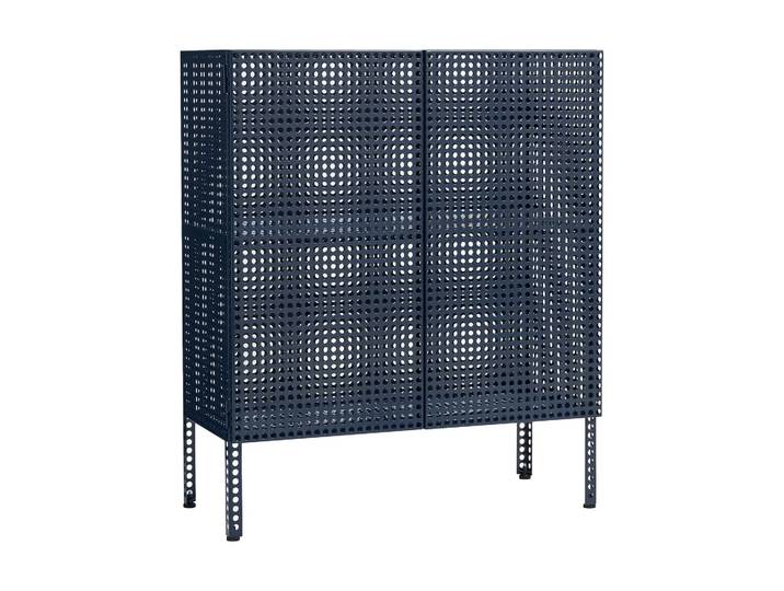 HAY Armoire Perforated Cabinet medium Steel blue