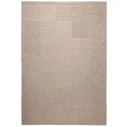 Outdoorteppich Halmstad 160 x 230 cm Polypropylen Beige