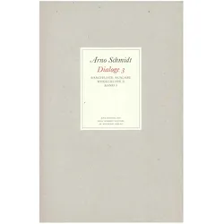 Bargfelder Ausgabe. Standardausgabe. Werkgruppe 2, Band 3, Sprachbücher von Arno Schmidt