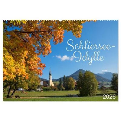 Schliersee-Idylle (Wandkalender 2026 DIN A2 quer), CALVENDO Monatskalender