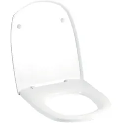Geberit, WC Deckel, WC-Sitz VITELLE m De abnehmbar Scharniere verchromt weiss