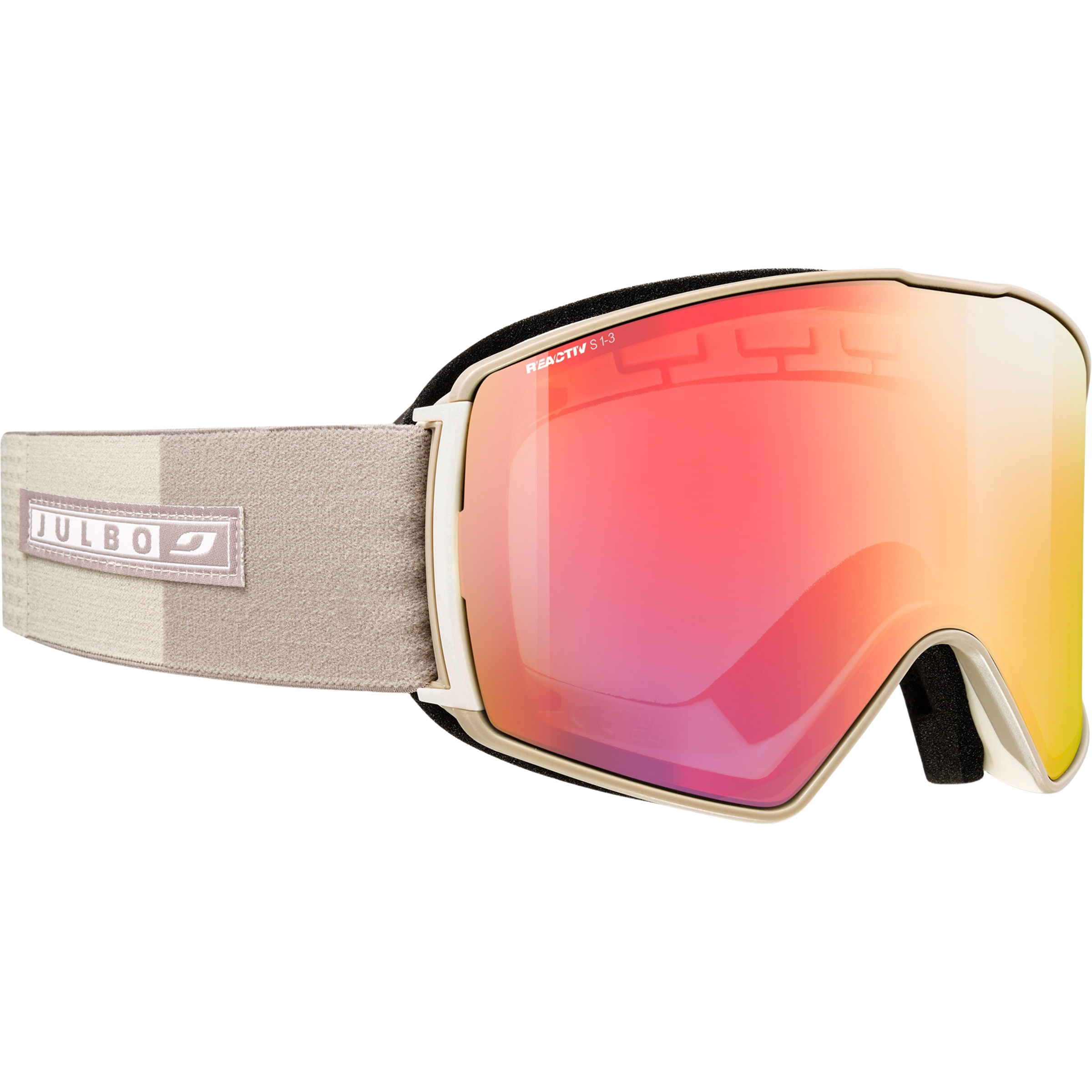 Julbo Launcher Reactiv 1-3 High Contrast Skibrille Skibrillen beige Größe XXL Trekking