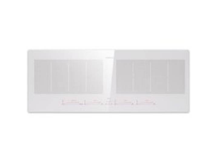 Klarstein Masterzone Slim 90cm 2 Zones Flexibles Plaque à Induction 4 Feux Blanc