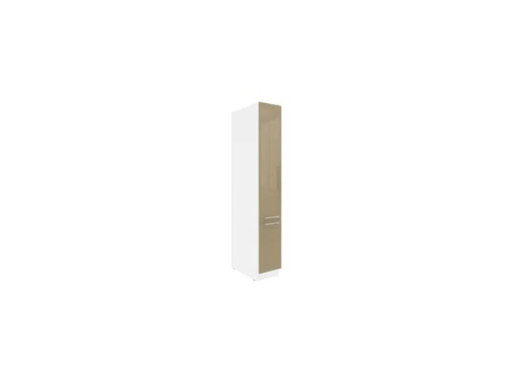 Küchen Apothekerschrank 30 cm LARA Cappuccino Glanz Küchenzeile Küchenblock