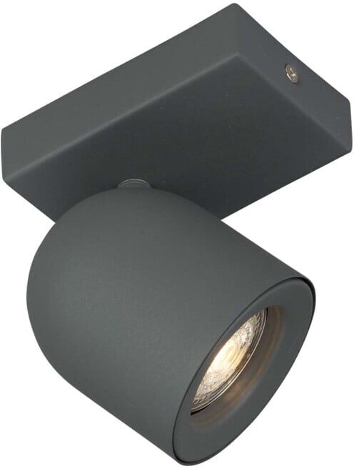 Böhmer Spot plafond 1xGU10 structure gris 42001 ; boehmer (42001)