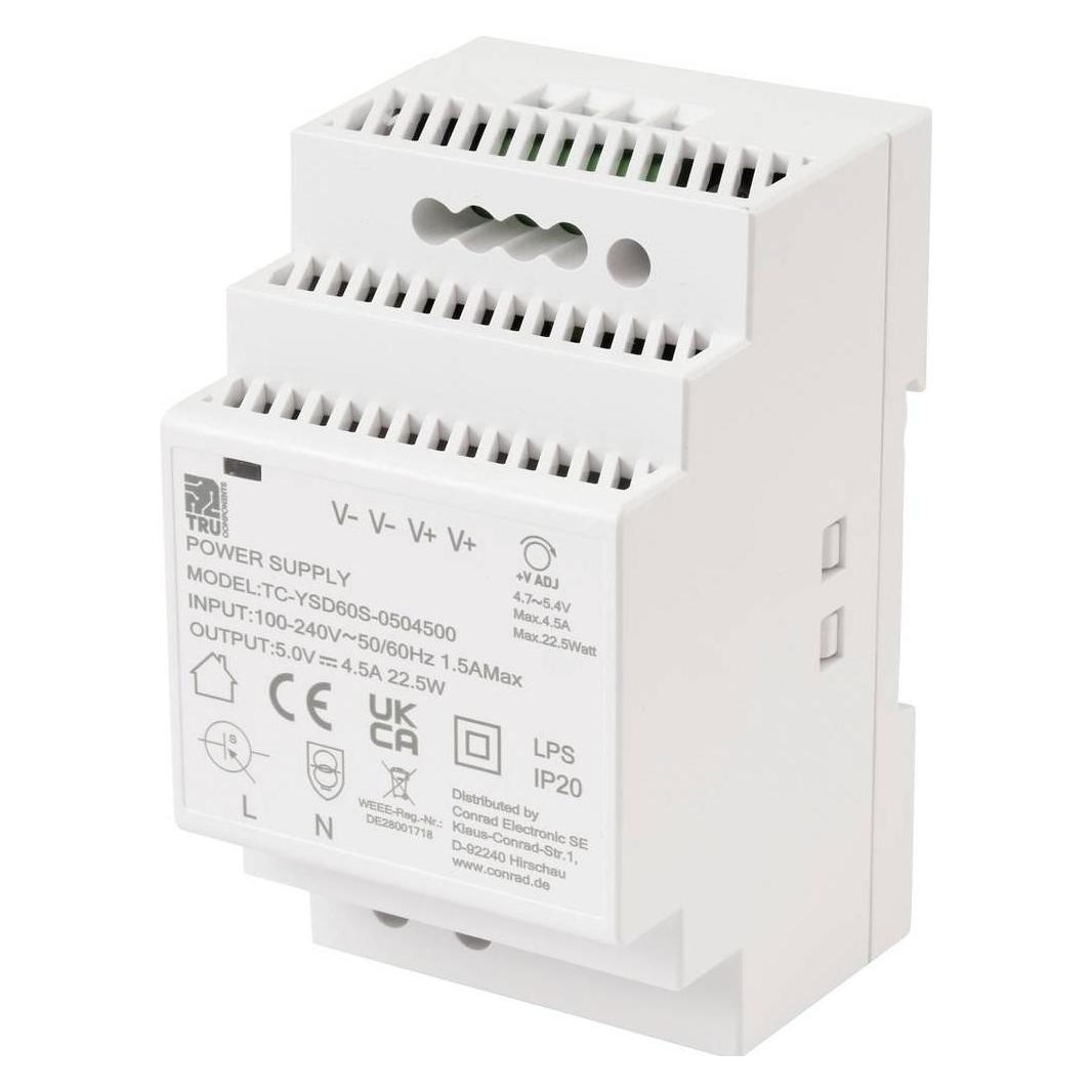 Tru Components TC-13710876 Hutschienen-Netzteil (DIN-Rail) Verbrauch (StandBy) 0 (TC-13710876)