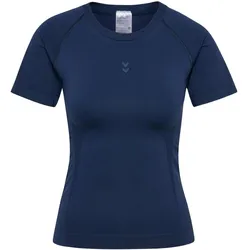 hummel, Damen, Sportshirt, Hmlflow T-Shirt S/S (L), Blau