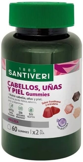 Santiveri Gummies Cabello Uñas y Piel 60 Gominolas