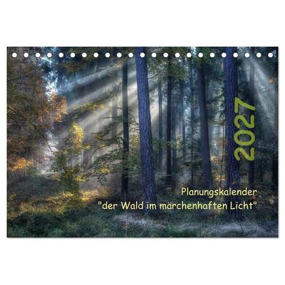 Planungskalender Märchenwald 2027 (Tischkalender 2027 DIN A5 quer), CALVENDO Monatskalender