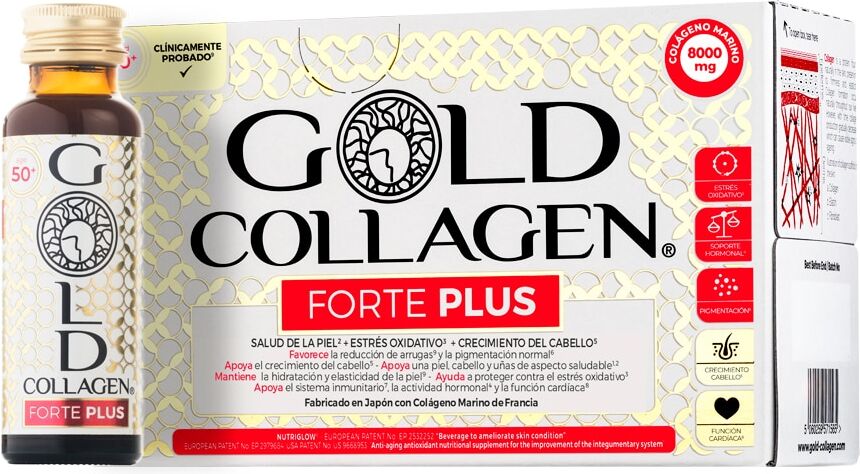 Gold Collagen 10 Botellas Forte Plus .  (10 unidades)