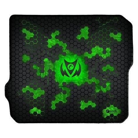 C-Tech Anthea Cyber Gaming mouse pad Black, Green (M) (PODCT2505)