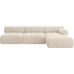 ECKSOFA modulares Sofa Razon-L2 - 285x160x70 cm Beige Cord