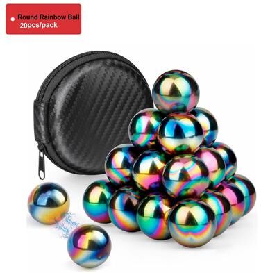 Inspire Daily Merch Magnetic Bead Fidgeting Toy For Adults EDC Fidget Toys Oval Magnet Balls Anxiety ADHD Autism Fridge Rattle Snake Magnets rainbow Ball