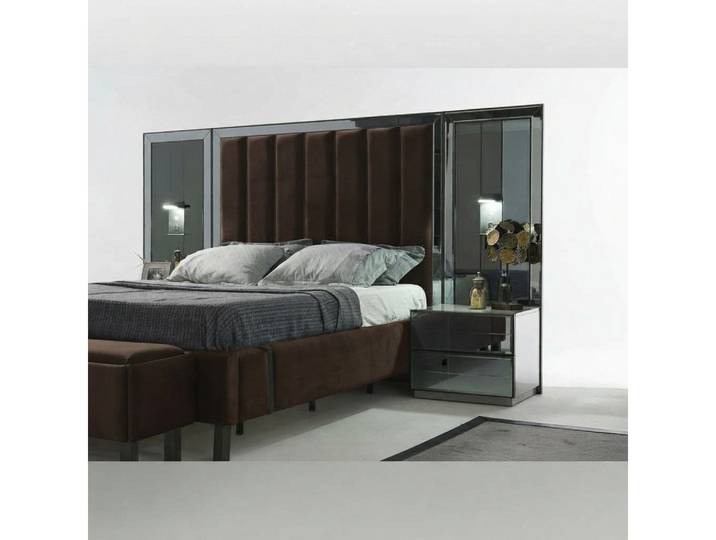 Xlmoebel Nachttisch 2x Holz Konsolen Tische Beistelltische für Schlafzimmer (Nachttisch-Set, 1-St., 2x Nachttisch), Made in Europa