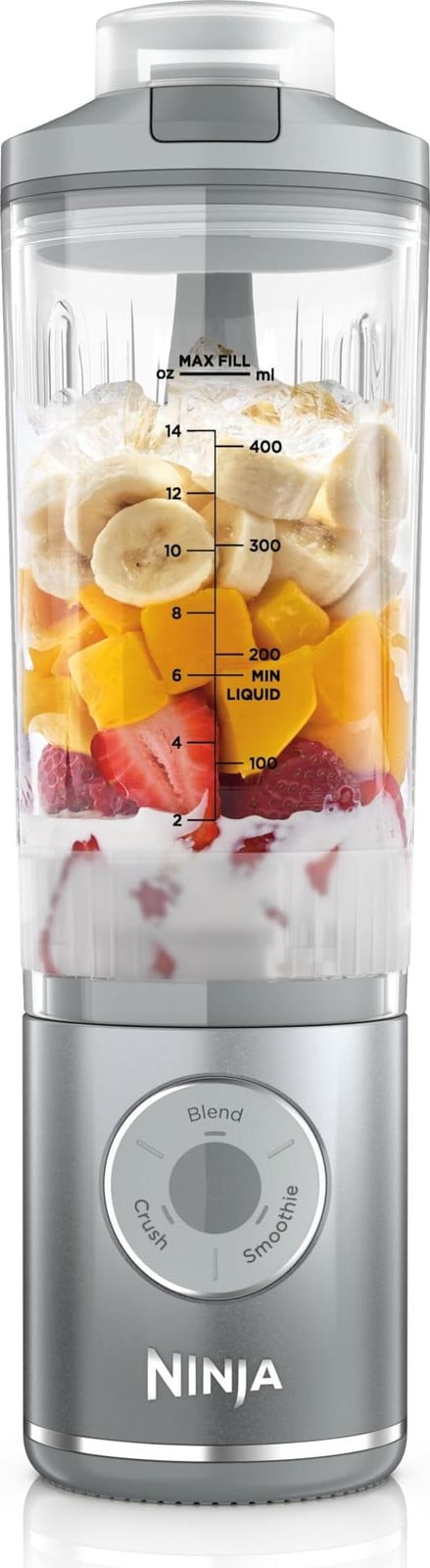 Ninja Blast Max Portable Blender BC251EULD - 530 ml - Zilver