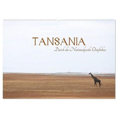 Tansania - Durch die Nationalparks Ostafrikas (Wandkalender 2027 DIN A2 quer), CALVENDO Monatskalender
