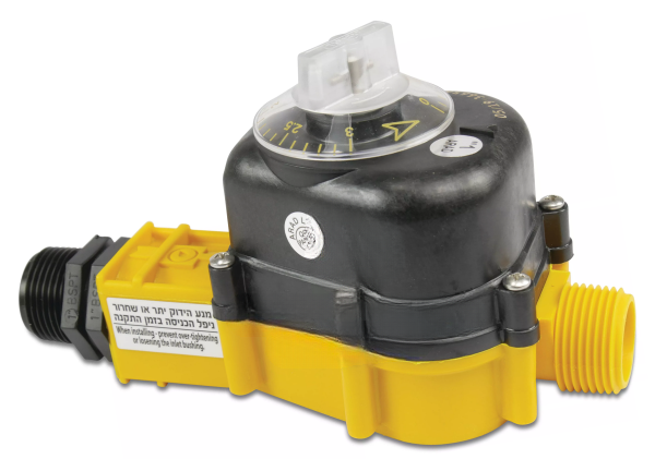 Arad Wasserzähler mit Abschaltautomatik 3/4" - 2", Dose-O-Mat, Wassermengen abschaltung, 3/4" und 1" 0-10 m³, 1 1/2" - 2" 0-100 m³ (Abschaltautomat Wasserzähler: Messing Verschraubung 1" IG/IG beidseitige Verschraung *NUR VERSCHRAUBUNG*) p648-MV1IG
