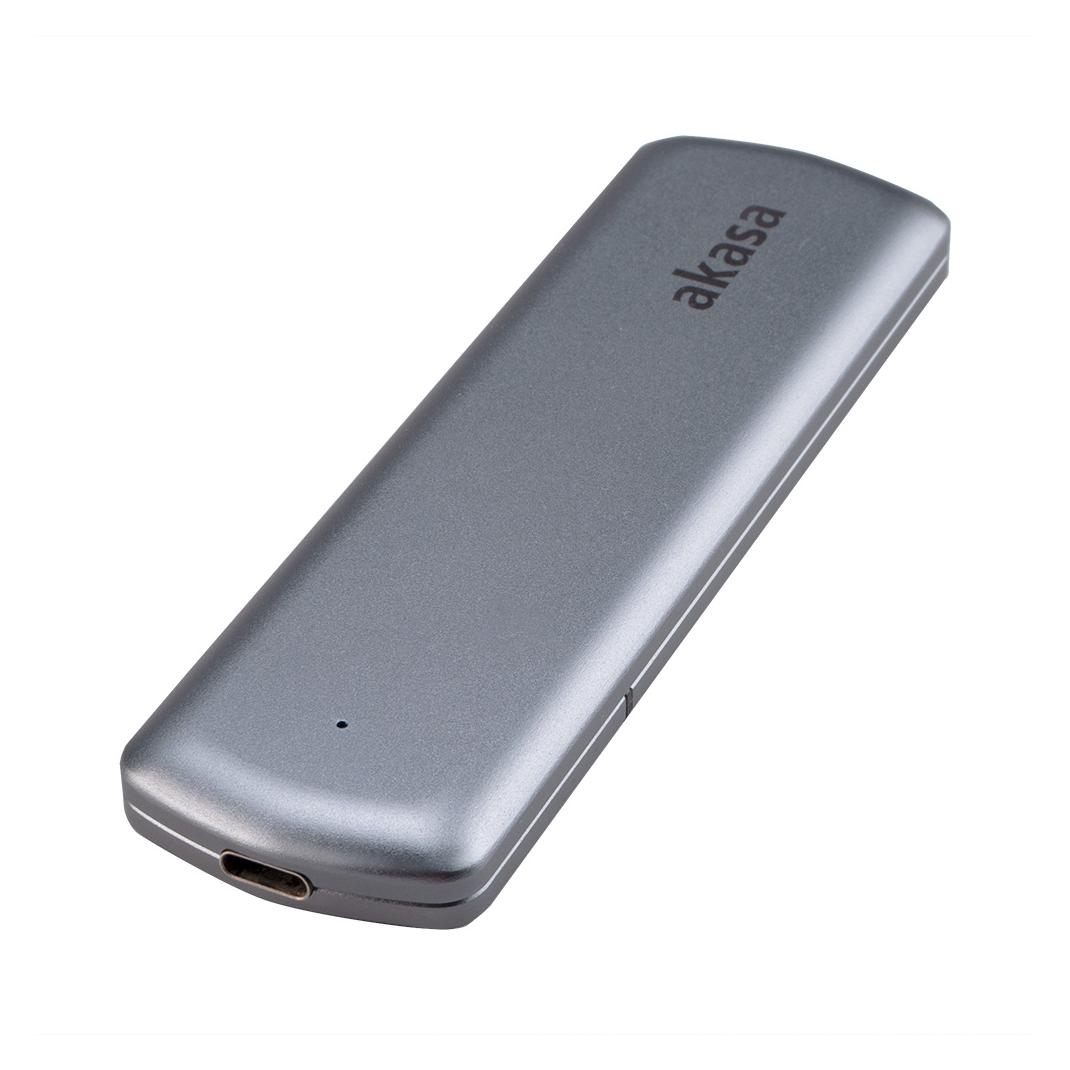 Akasa Portable M.2 SATA/NVMe SSD auf USB-C 3.2 Gen 2 (M.2) (AK-ENU3M2-05)
