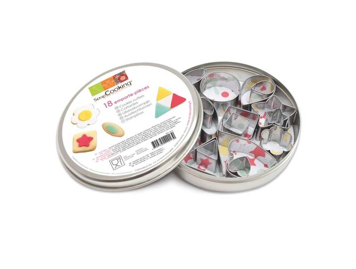 Scrap Cooking Ausstechformen-Set ScrapCooking Edelstahl Edelstahl B 12.5 cm