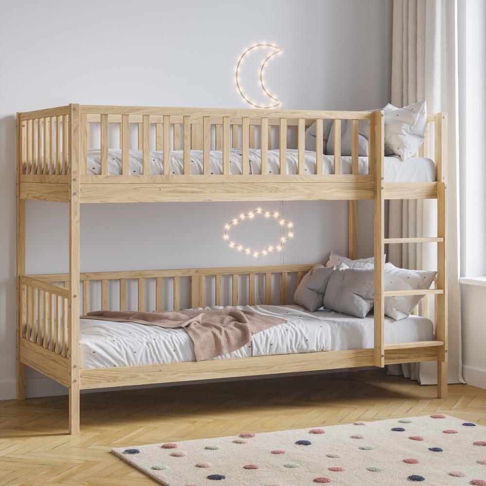 Petite Amélie Hochbett aus Holz Plume - 90x200 cm - Natur