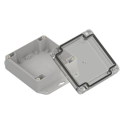 RS PRO ABS Universal-Gehäuse Hellgrau Aussenmass 105 (ZP105.105.45SUJp TM ABS-PC)