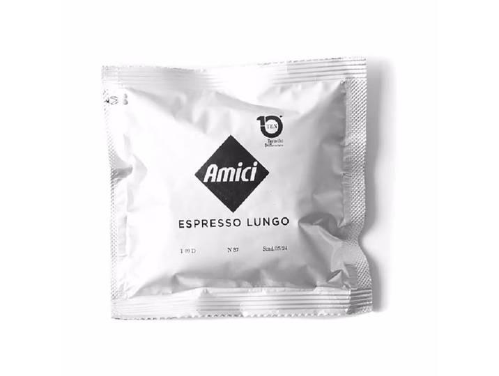 Amici Espresso Lungo 50 Stücke Kaffepads – Diverse Kaffeekapseln/Kaffeepads