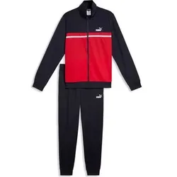 Puma Herren Freizeit / Mode Sommer GJ Sportanzüge Jogginganzüge He/Uni Poly Colorblock Suit, Größe L in Blau Blau
