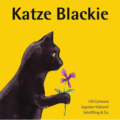 Katze Blackie, Gebundene Ausgabe von Jugoslav Vlahović, Schöffling