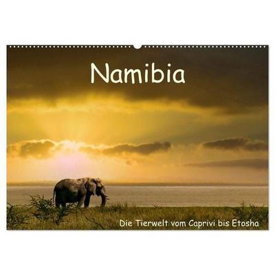 Namibia – Die Tierwelt vom Caprivi bis Etosha (Wandkalender 2027 DIN A2 quer), CALVENDO Monatskalender