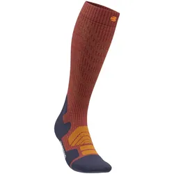 BAUERFEIND SPORTS Outdoor Merino Kompressionssocken Herren granat M