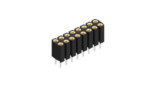Fischer Elektronik Buchsenleiste (Präzision) Anzahl Reihen: 2 10026733 10St.