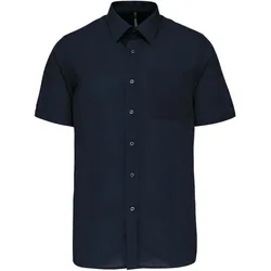 Kariban Herren Popeline Hemd 'Ace' kurzarm K551 navy S