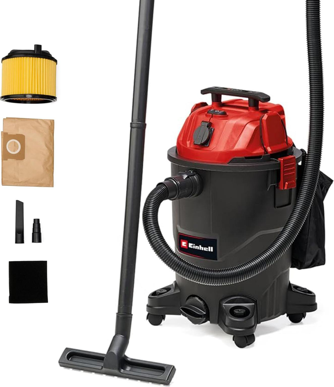 Einhell TC-VC 1930 A nat- en droogzuiger rood/zwart
