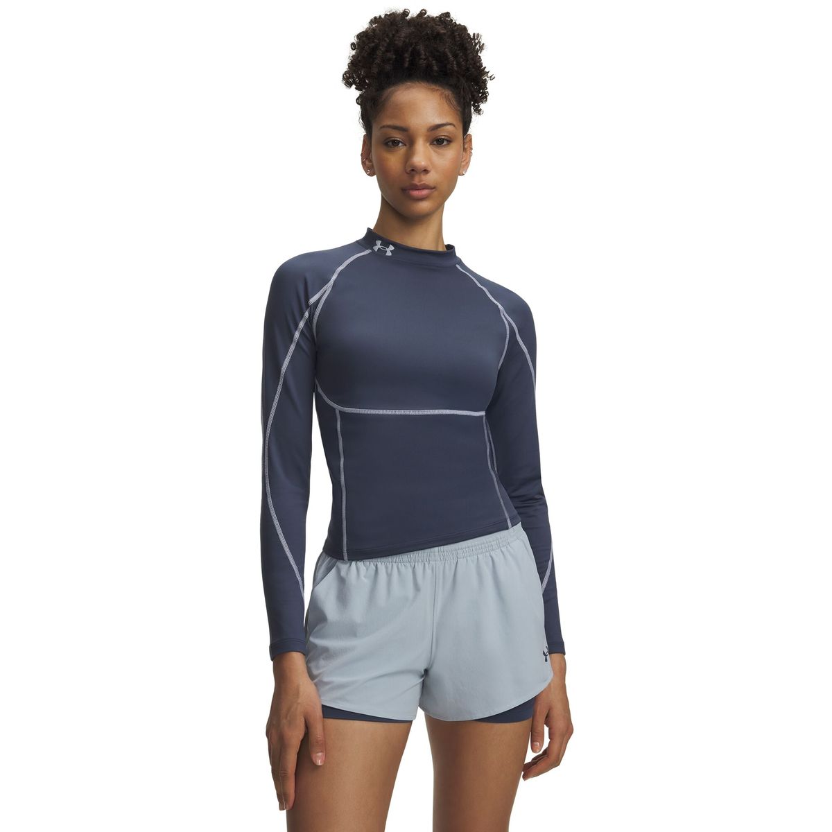 Under Armour Coldgear Elite Mock gray reflective (044) XS 6013671-044-XS