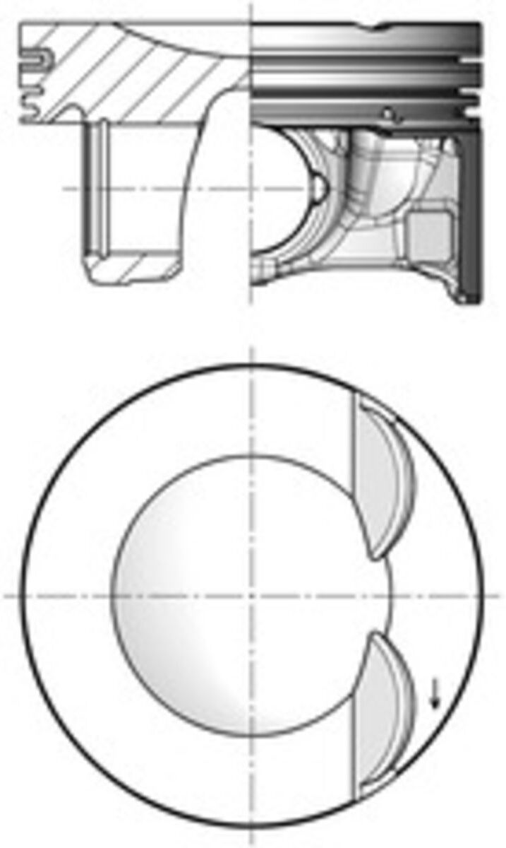 Kolben KOLBENSCHMIDT 41533600