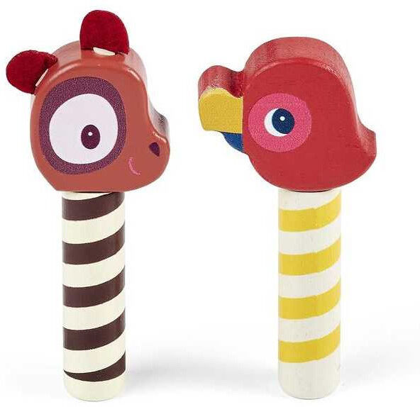 Lilliputiens Jouet pop-up en bois Jack le lion
