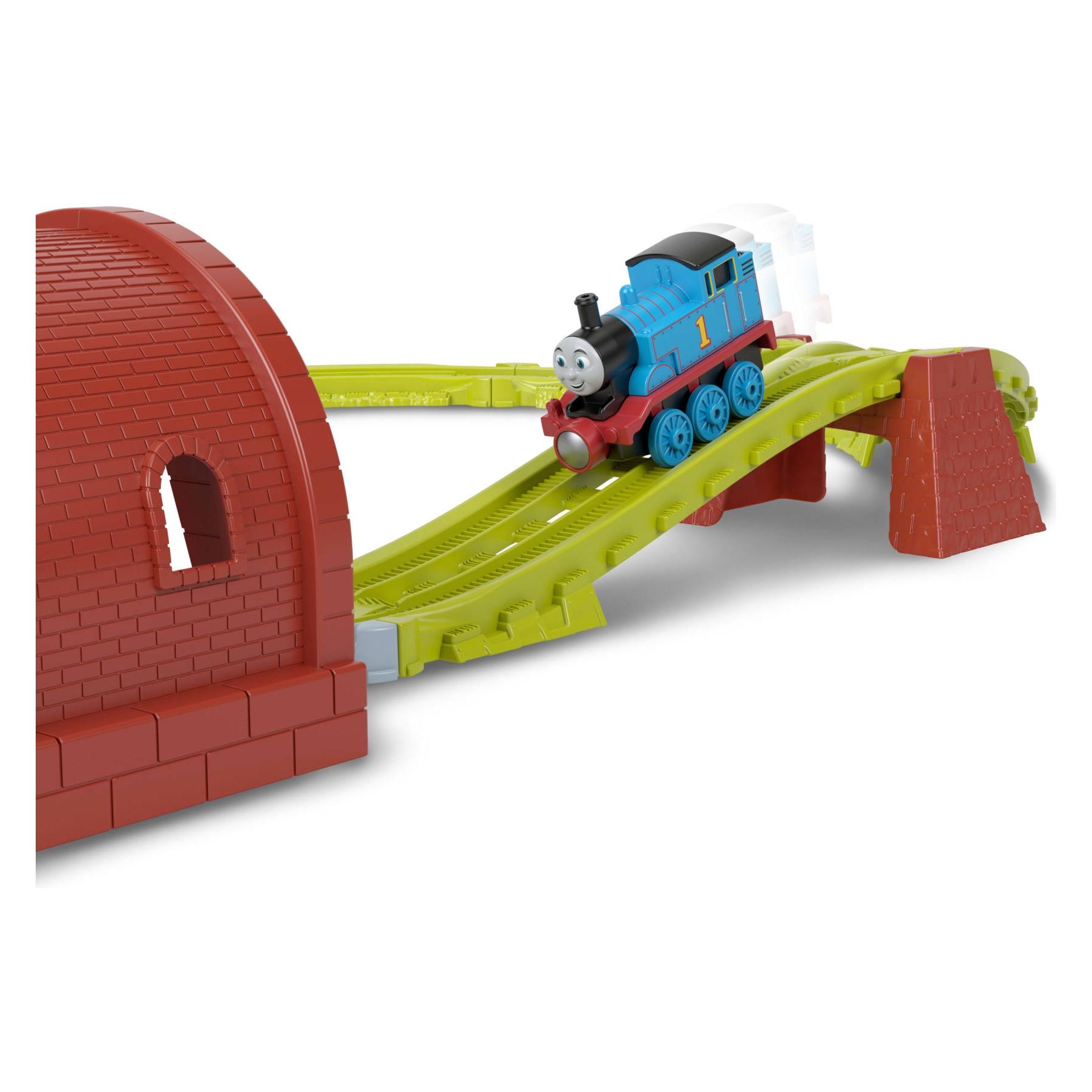 Fisher-Price "Thomas & Friends" - Zugset "Bell Station" mit Thomas-Schiebezug und Schienen (JLL35)