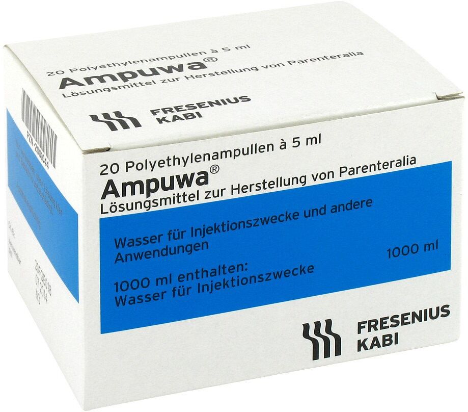 Ampuwa Plastikamp. Injektions-/infusionslösung