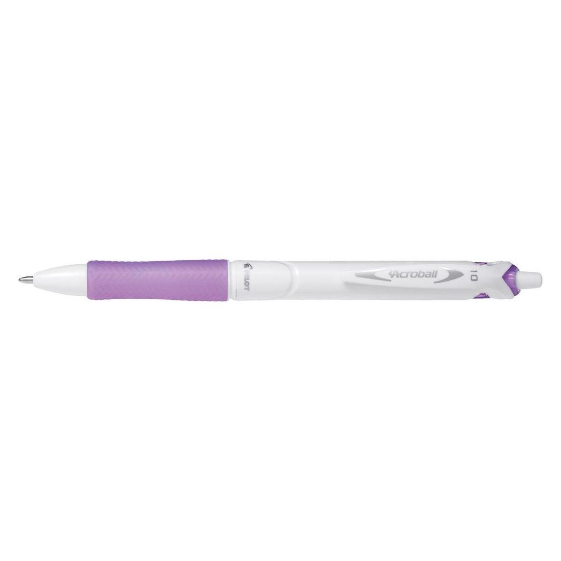 Pilot Druckkugelschreiber ACROBALL PURE WHITE, violett (1x) (479281)