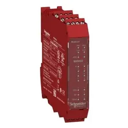 Schneider Electric XPSMCMMX0802 Gemischtes Erweiterungsmodul Modicon XPSMCM, 8E sicher, 2x2A (sichere OSSD-Paar), Schraubklemmen