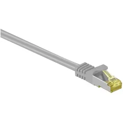 goobay RJ-45 Netzwerkkabel 10.0 m grau