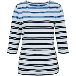 JOY Damen Shirt JANETTE 3/4 Arm Shirt, Größe 46 in Blau Blau