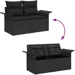 vidaXL, Gartenlounge, Evy (mit Tisch)