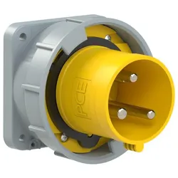 PCE 633-4 CEE-Anbaugerätestecker gerade 63A 3p 4h IP67 POWER TWIST 6334